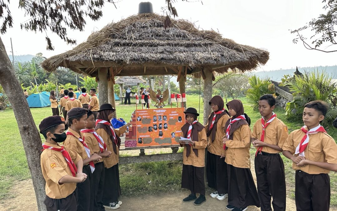 Kegiatan Pramuka Siswa MTs Al-Muhajirin