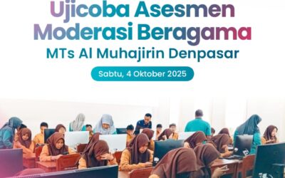Pelaksanaan Uji Coba Asesmen Moderasi Beragama di MTs Al Muhajirin Denpasar